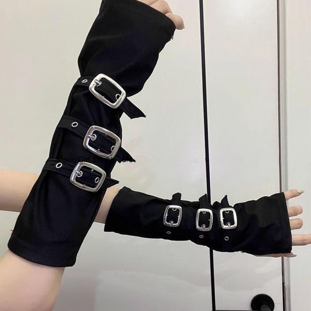 Fingerless Glove Knit - Gotyckie ocieplacze na ręce, rękawiczki bez