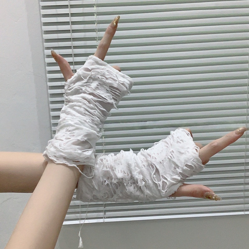 Rękawki ochronne na ramiona z  – Fingerless Glove Knit recenzja i cena