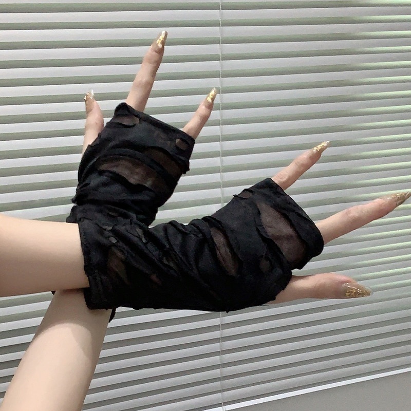 Rękawki ochronne na ramiona z  – Fingerless Glove Knit recenzja i cena