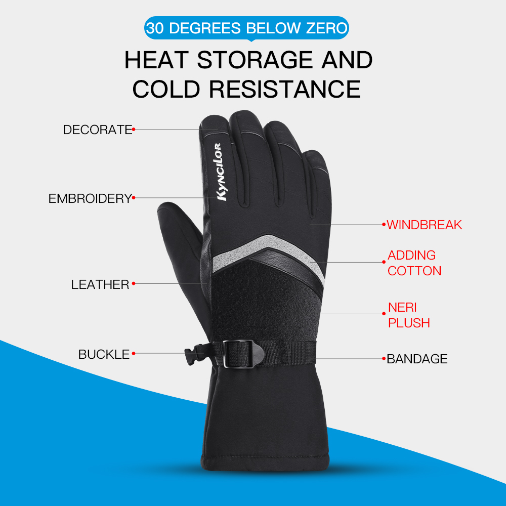 Zimowe Rękawice Rowerowe Narci – Ski Glove Waterproof recenzja i cena