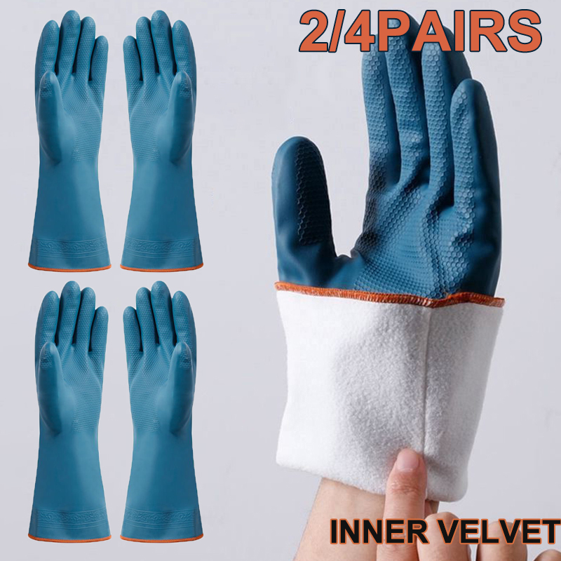 2/4 Pary Wodoodpornych Rękawic – Rubber Glove Cleaning recenzja i cena