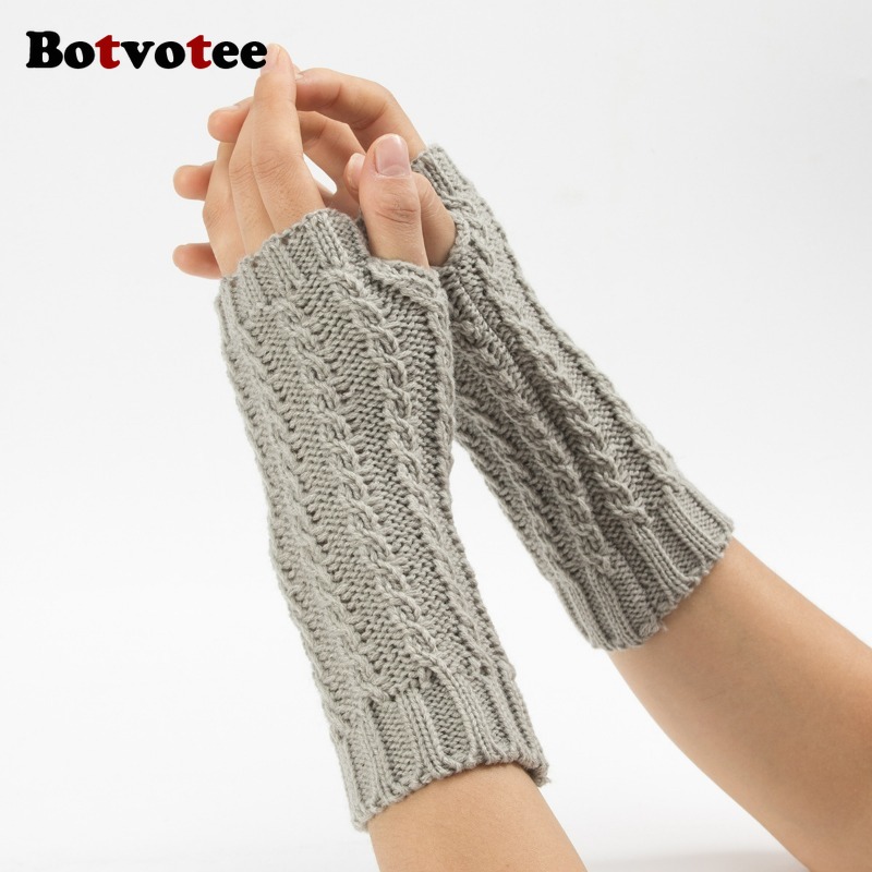 Rękawiczki zimowe Botvotee Y2k – Fingerless Glove Knit recenzja i cena